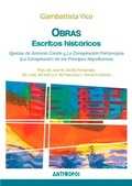 Bild: Obras V : escritos hist&oacute;ricos : "Gestas de Antonio Carafa" y "La Conspiraci&oacute;n Partenopea" - ANTHROPOS