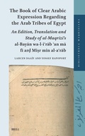 Cover: The Book of Clear Arabic Expression regarding the Arab Tribes of Egypt - Brill