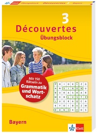 Abbildung von: Découvertes 3 Bayern (ab 2017) Übungsblock zum Schulbuch, 3. Lernjahr - Klett