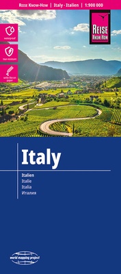 Abbildung von: Reise Know-How Landkarte Italien / Italy (1:900.000) - Reise Know-How Verlag Peter Rump GmbH