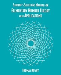 Enlarge image Cover: Elementary Number Theory with Applications, Student Solutions Manual - Academic Press