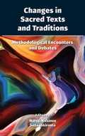 Cover: Changes in Sacred Texts and Traditions - Society of Biblical Literature