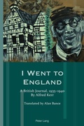 Cover: I Went to England - Peter Lang Verlag