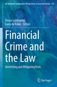 Abbildung von: Financial Crime and the Law - Springer