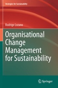 Cover: Organisational Change Management for Sustainability - Springer