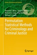Cover: Permutation Statistical Methods for Criminology and Criminal Justice - Springer
