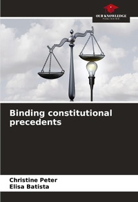 Enlarge image Cover: Binding constitutional precedents - Our Knowledge Publishing