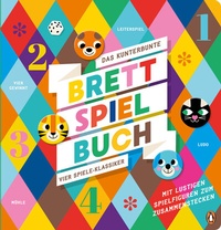 Abbildung von: Das kunterbunte Brettspiel-Buch - Vier Spiele-Klassiker - Penguin Junior