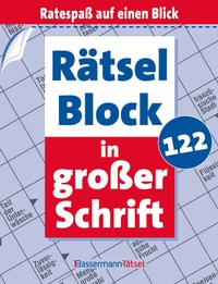 Abbildung von: Rätselblock in großer Schrift 122 - Bassermann