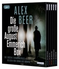 Cover: Die gro&szlig;e August Emmerich Box - Der zweite Reiter - Die rote Frau - Der dunkle Bote - Das schwarze Band - Der letzte Tod - Random House Audio