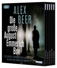 Abbildung von: Die große August Emmerich Box - Der zweite Reiter - Die rote Frau - Der dunkle Bote - Das schwarze Band - Der letzte Tod - Random House Audio