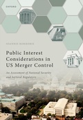 Cover: Public Interest Considerations in US Merger Control - OUP eBook