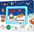 Cover: Meine Schiebebahn-Pappe: Hilf mit an Weihnachten - Esslinger