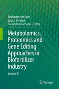 Cover: Metabolomics, Proteomics and Gene Editing Approaches in Biofertilizer Industry - Springer