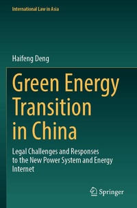 Abbildung von: Green Energy Transition in China - Springer