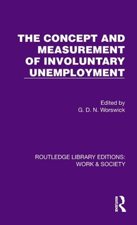 Abbildung von: The Concept and Measurement of Involuntary Unemployment - Routledge