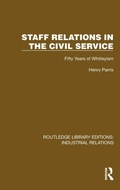 Cover: Staff Relations in the Civil Service - Routledge