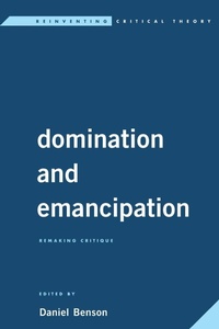 Enlarge image Cover: Domination and Emancipation - Rowman & Littlefield Publishers