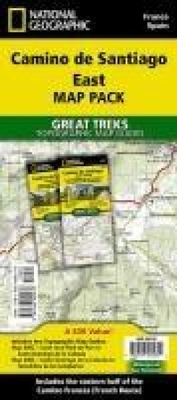 Abbildung von: Camino de Santiago East Map Map Pack Bundle - National Geographic Maps