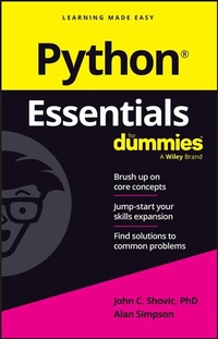 Enlarge image Cover: Python Essentials For Dummies - Wiley