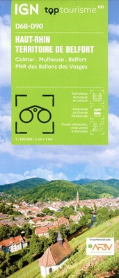 Abbildung von: Haut-Rhin / Territoire de Belfort - Colmar Mulhouse Belfort: D68-D90 - Institut Geographique National