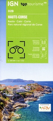 Abbildung von: Haute-Corse - Bastia Calvi Corte PNR Corse: D2B - Institut Geographique National
