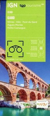 Abbildung von: Gard - Nimes Ales Pont du Gard Aigues-Mortes: D30 - Institut Geographique National