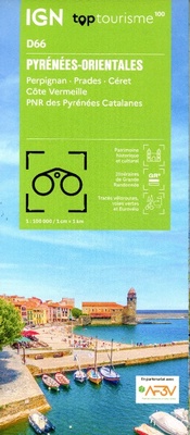 Abbildung von: Pyrenees-Orientales - Perpignan Prades Ceret: D66 - Institut Geographique National