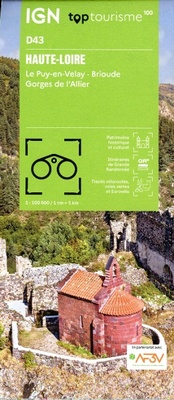 Abbildung von: Haute-Loire - Puy-en-Velay Brioude Gorges de l'Allier: D43 - Institut Geographique National