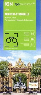 Abbildung von: Meurthe-et-Moselle - Nancy Toul PNR Lorraine: D54 - Institut Geographique National