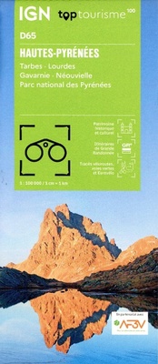Abbildung von: Hautes-Pyrenees - Tarbes Lourdes Gavarnie Neouvielle: D65 - Institut Geographique National