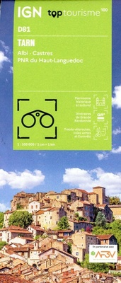 Abbildung von: Tarn - Albi Castres PNR Haut-Languedoc: D81 - Institut Geographique National