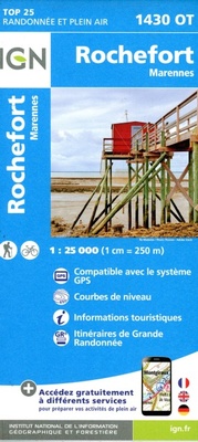 Abbildung von: Rochefort / Marennes: 1430OT - Institut Geographique National
