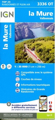 Abbildung von: La Mure / Valbonnais: 3336OT - Institut Geographique National