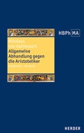 Cover: Allgemeine Abhandlung gegen die Aristoteliker - Verlag Herder