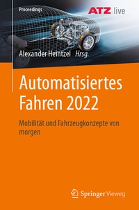 Abbildung von: Automatisiertes Fahren 2022 - Springer Vieweg