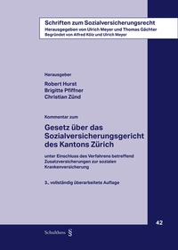 Abbildung von: Kommentar zum Gesetz über das Sozialversicherungsgericht des Kantons Zürich - Schulthess Juristische Medien
