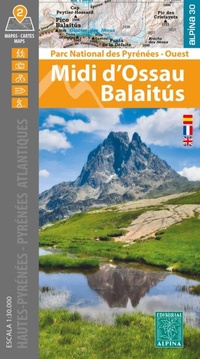 Abbildung von: Midi d'Ossau Balaitus PN Pyrenees Ouest 2 maps - Alpina, Editorial, S.L.