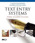 Cover: Text Entry Systems - Morgan Kaufmann