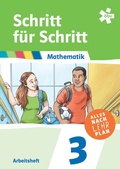 Cover: Schritt f&uuml;r Schritt Mathematik 3, Arbeitsheft + E-Book - &Ouml;BV 3-209