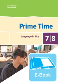 Enlarge image Cover: Prime Time 7/8. Language in Use, Arbeitsheft + E-Book - ÖBV 3-209