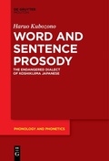 Cover: Word and Sentence Prosody - De Gruyter Mouton