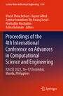 Cover: Proceedings of the 4th International Conference on Advances in Computational Science and Engineering - Springer