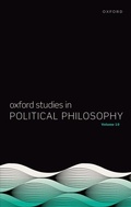 Cover: Oxford Studies in Political Philosophy Volume 10 - OUP eBook
