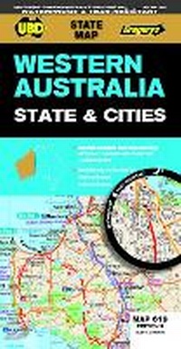 Abbildung von: Western Australia State & Cities Map 619 9th ed waterproof - UBD Gregory's
