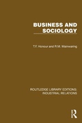 Cover: Business and Sociology - Routledge