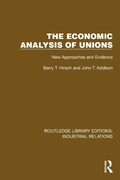 Cover: The Economic Analysis of Unions - Routledge