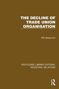 Abbildung von: The Decline of Trade Union Organisation - Routledge