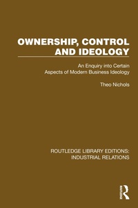 Abbildung von: Ownership, Control and Ideology - Routledge