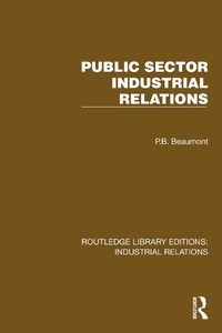 Abbildung von: Public Sector Industrial Relations - Routledge